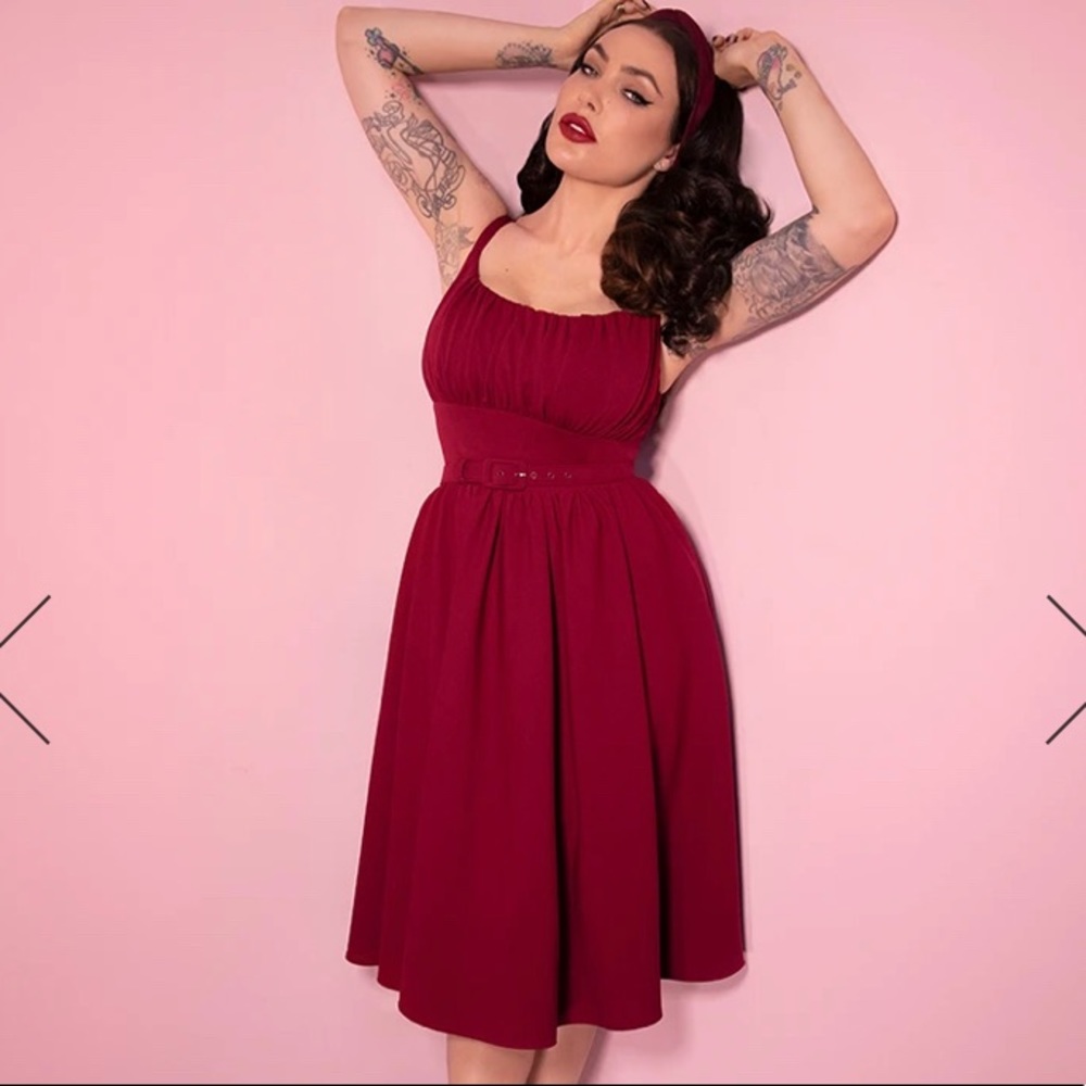 NWT - INGENUE DRESS IN GARNET - XL